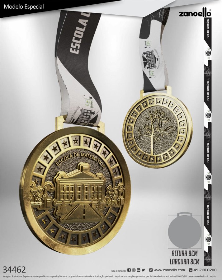 A medalha oficial do I IntegraCalc